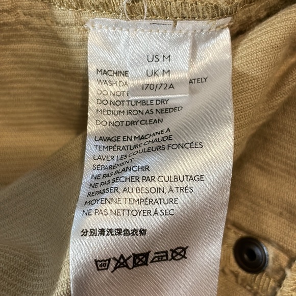 Urban Outfitters BDG Tan Corduroy Button Front Mini Selma Skirt Size Medium - Picture 5 of 9